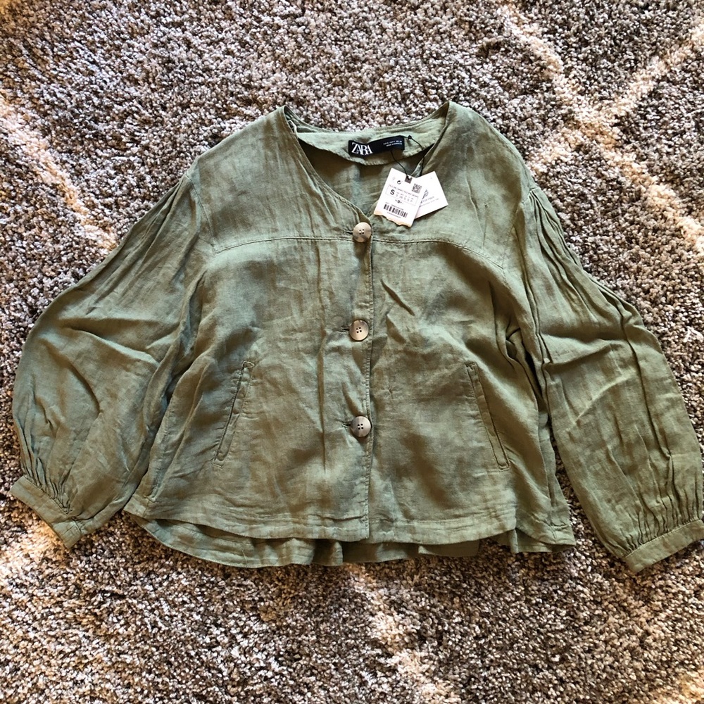 Zara flowy blouse nwt